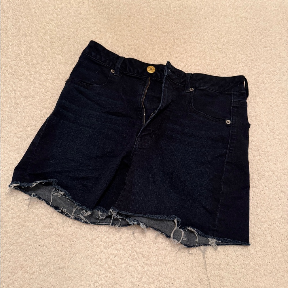 American Eagle Outfitters Dark Denim Shorts
